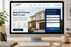 Landing page for a Google Ads campaign with clear messaging, a prominent call-to-action and an enquiry form designed to increase conversions.
